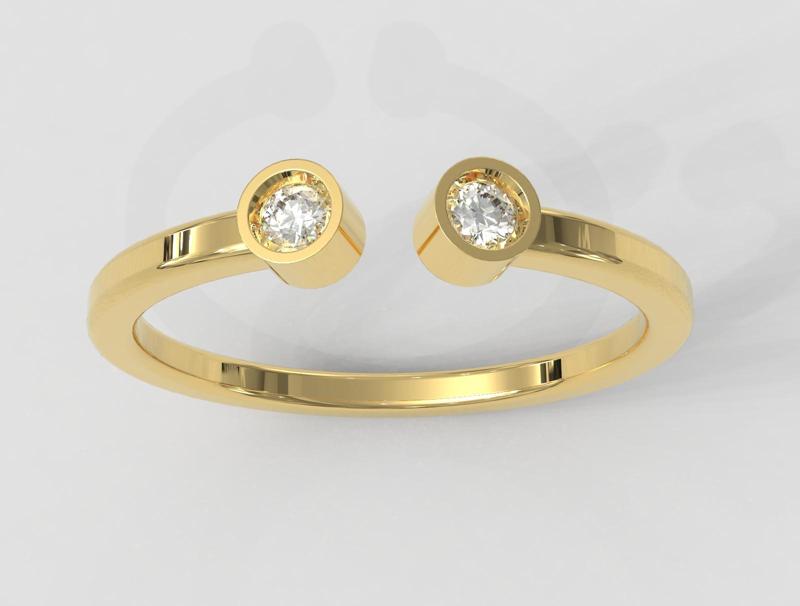 Two Diamonds Ring