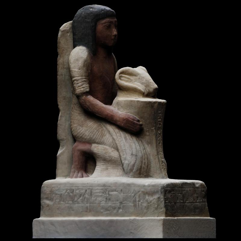 Sandstone statue of Paser