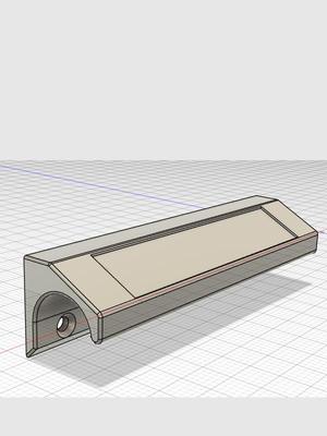 Handle with place for label