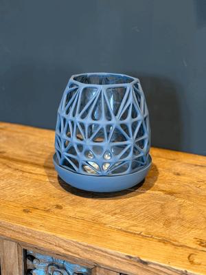Organic Vase with Glass Inner Counterpot