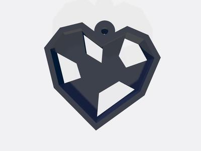 Keychain heart
