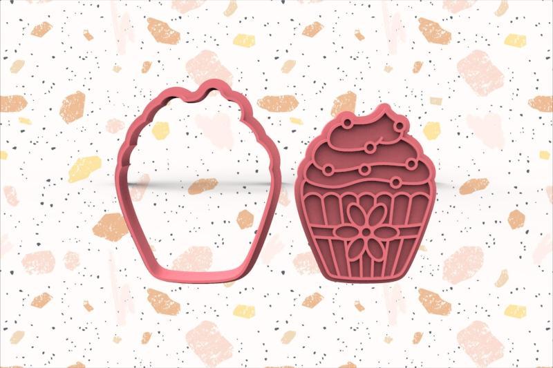 Cupcake cookie cutter