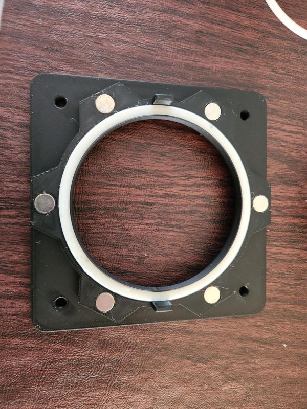 Magnetic duct connection System for 101mm / 4 inch Hoses + Changes to the 6in