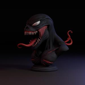 venom bust