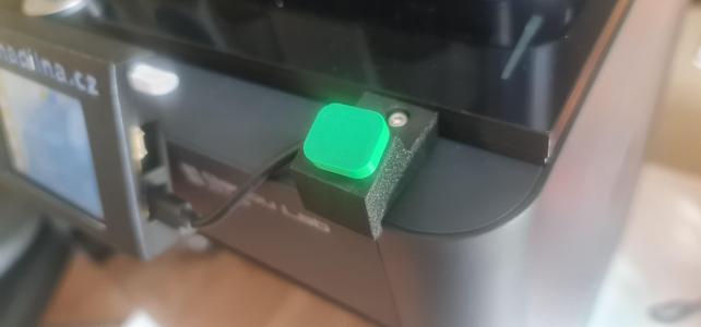 Internal LED lighting switch for Bambu Lab P1S