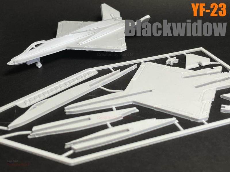YF-23 Blackwidow Kit Card