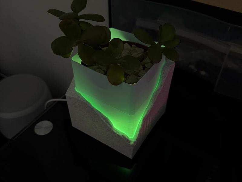 GlowRock: Pen Holder, Planter & Ambient Lamp