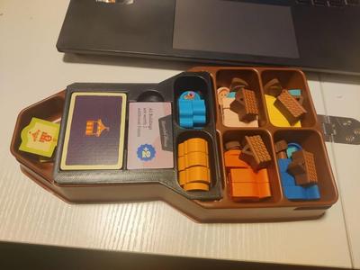 Cardboard Token Bin Replacement for Harvest Golden Edition  (Fall Festival, Animeeples, and Street Fair Storage)