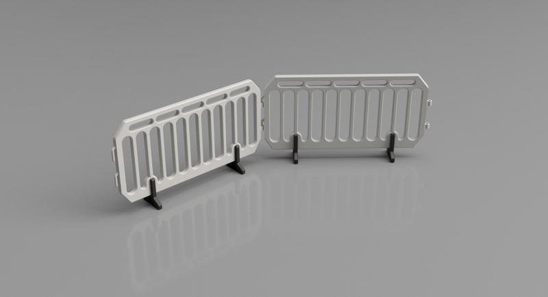 Crowd Control Barriers for Dioramas