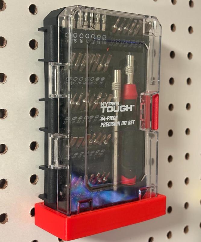 Peg Board Bracket for Hyper Tough Screwdriver Bits