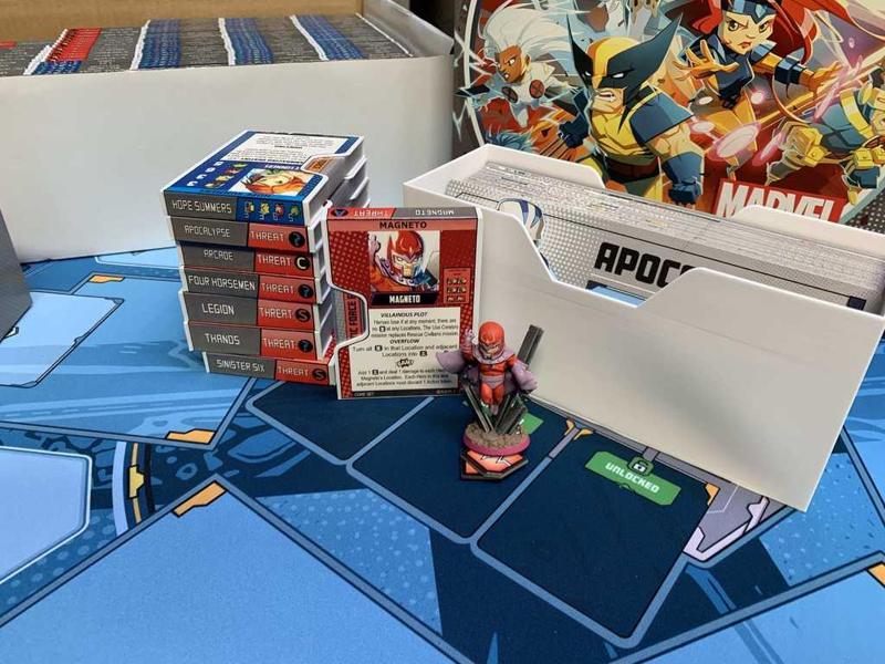 Marvel United Deck Boxes and Character Art