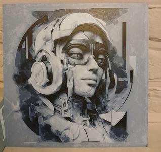 Steampunk woman Hueforge