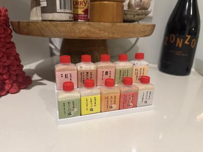 Japanese flavored salt rack