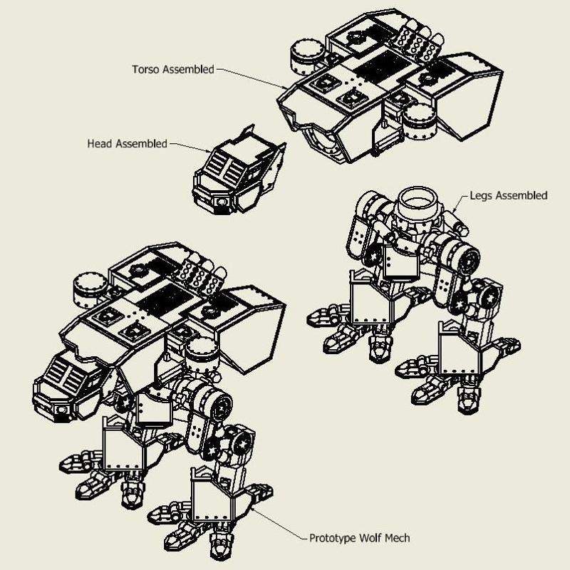 Prototype Wolf Super Heavy Mech