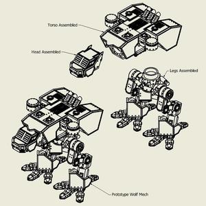 Prototype Wolf Super Heavy Mech