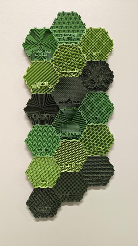 Hexagonal Infill Display