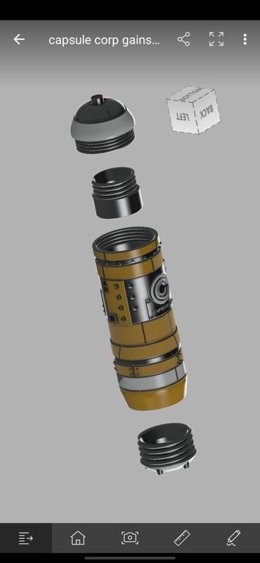 Edc Dragon ball z gym supplement container