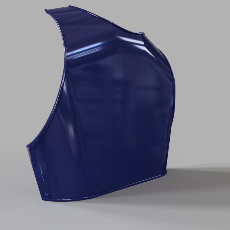 Star Wars Force Unleashed Royal / Shadow / Senate Guard back armor and straps for 1:6 and 1:12 custom figures