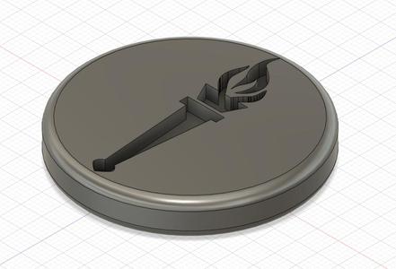 Torch token for tabletop