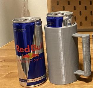 can holder 25cl ( red bull can compatible )