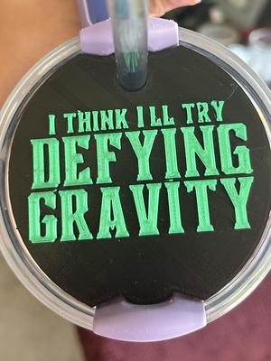Defying Gravity 40oz Lid Cover