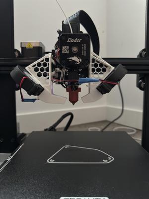Ender 3 V3 KE Dual 5015 Fan Duct