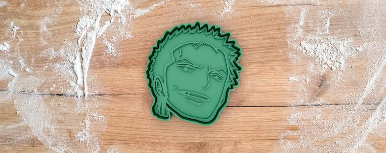 Zoro 2 cookie cutter from One Piece