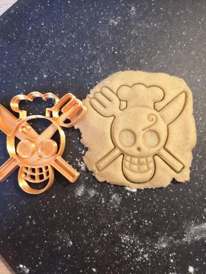 Sanji one-piece flag cookie cutter