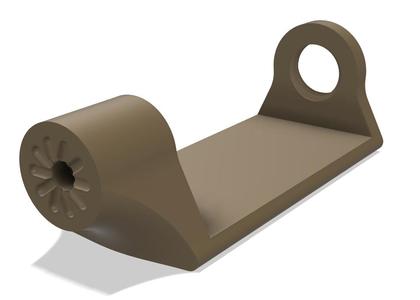 Modified table mount for thicker table top