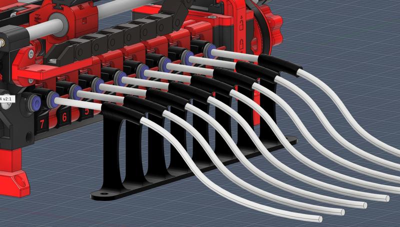 Bowden PTFE ERCFv2 Buffer Filament Tube Guide Comb