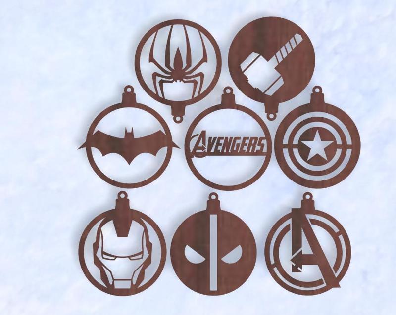 Avengers Christmas decorations