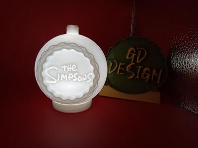 The Simpsons Zombie CHRISTMAS ORNAMENT TEALIGHT