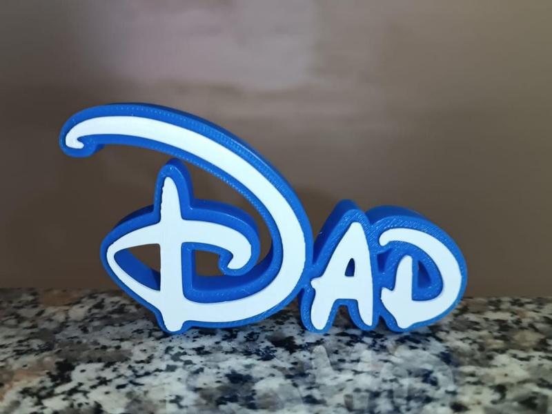 Dad Disney Name Sign gift Family love Present 