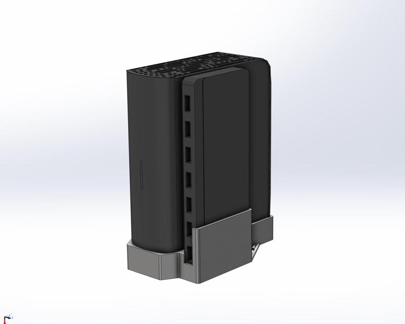 Hard Drive and USB Hub Stand (Vertical and Horizontal)