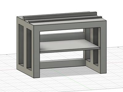 Monitor Support with shelf