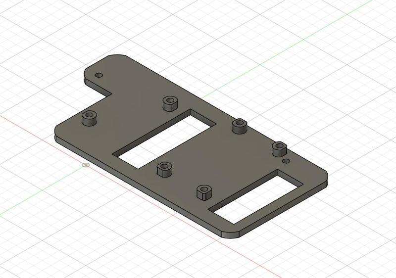 64X64 LED Panel ESP32 + Buck Converter Mount