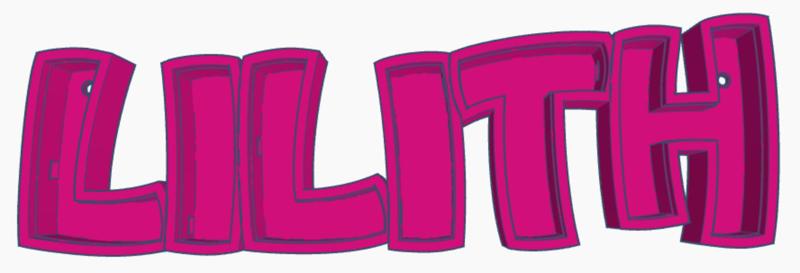LILITH LED- Namenslampe (Name lamp)