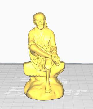 Sai Baba with Flat Base