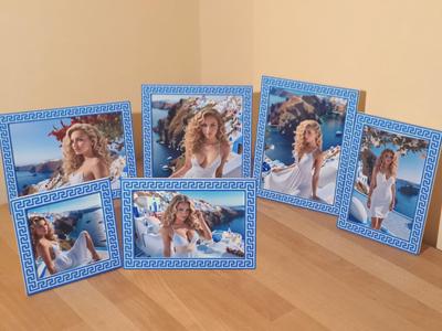 Greek Meander Picture Frames