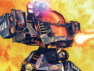 Future Cop Mech HueForge