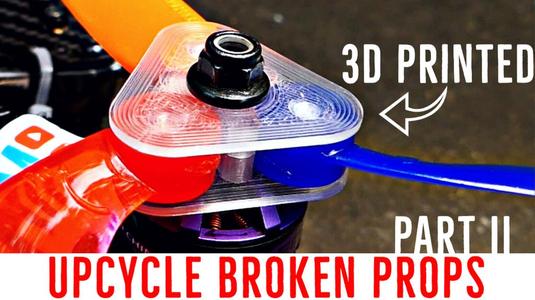 FPV Drone Folding Propeller Hub Triblade V1.1