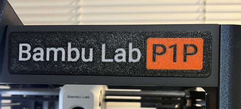 Bambu Lab P1P / P1S / X1C Badge
