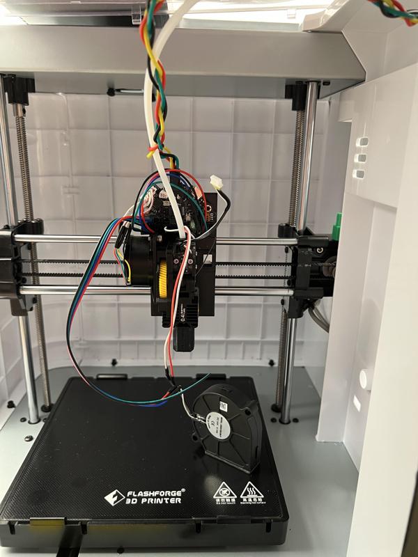 PoC Bambu Lab X1C Hotend and Extruder adapter for Flashforge Adventurer 3