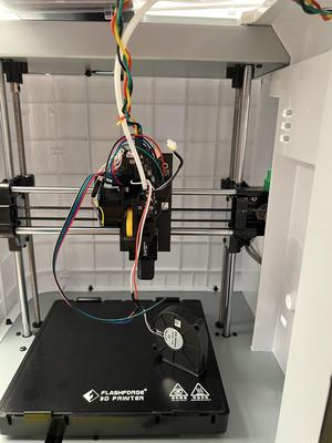 PoC Bambu Lab X1C Hotend and Extruder adapter for Flashforge Adventurer 3