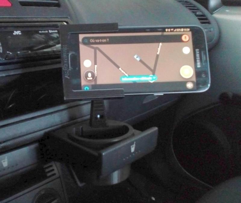 Samsung Galaxy S7/Oneplus 8 pro mount for VW Lupo Cupholder turnable (remix)