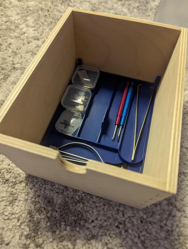 Watchmaking Tool Tray for Ikea MOPPE Mini Chest of Drawers