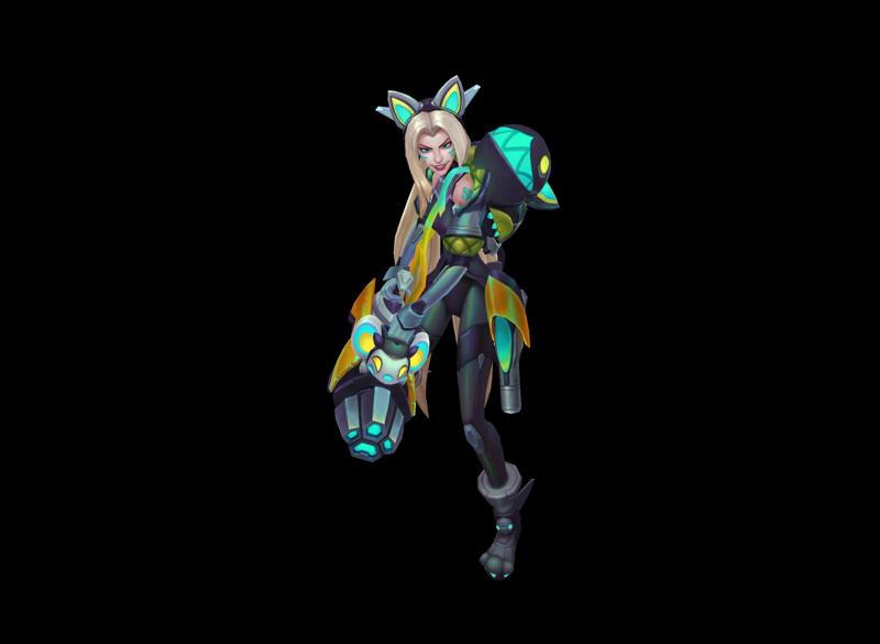 Battle Cat Jinx League of Legends 3D print model