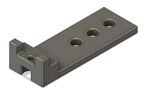 Webcam 2020 mount with through bolt