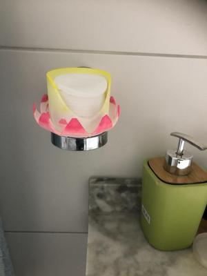 Lotus cup for make up pads