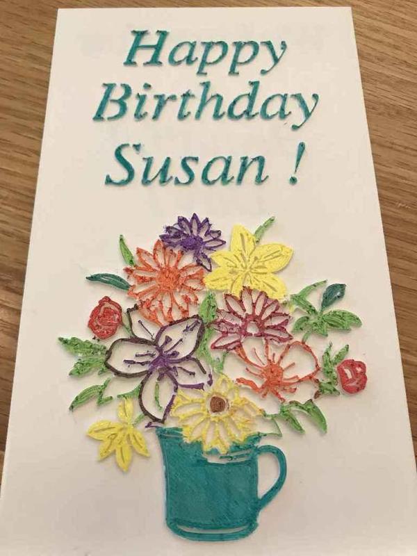 Customizable 2-Sided Standing Greeting Card (or Sign)